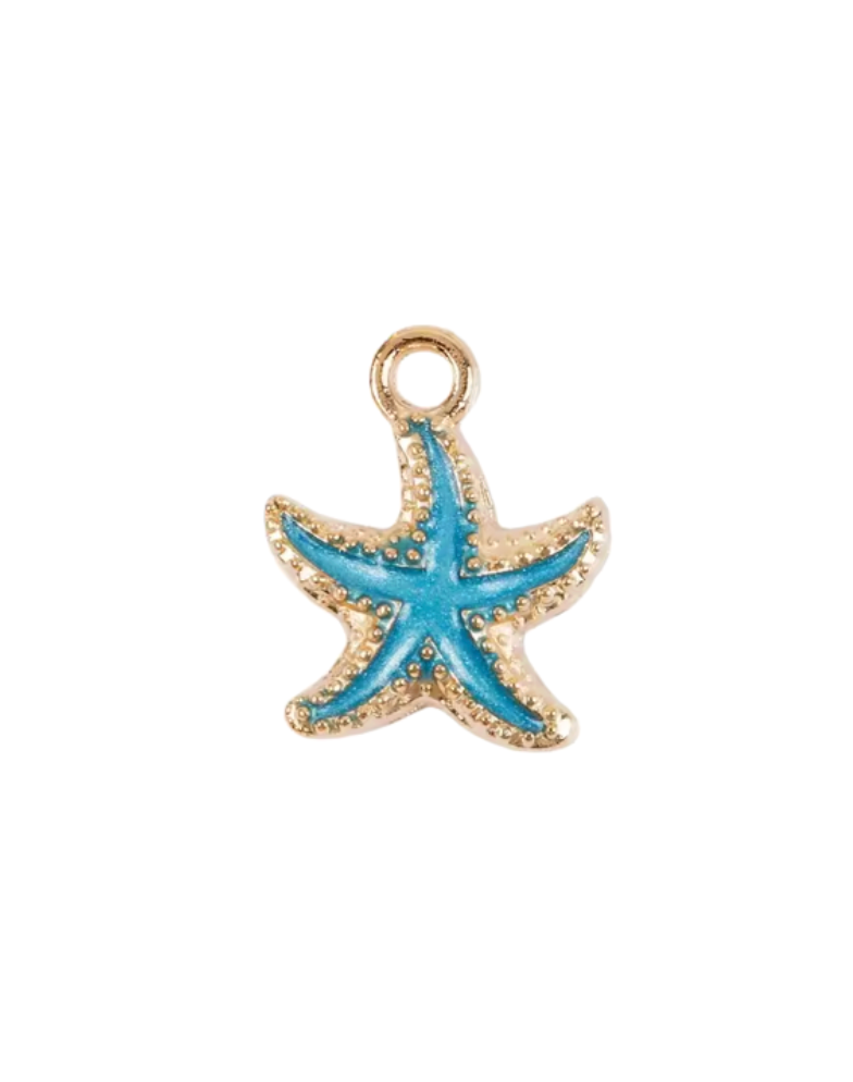 Starfish Charm Blue