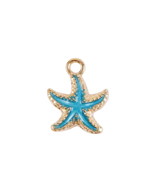 Starfish Charm Blue
