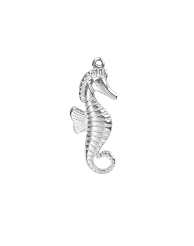 Seahorse Charm Silver