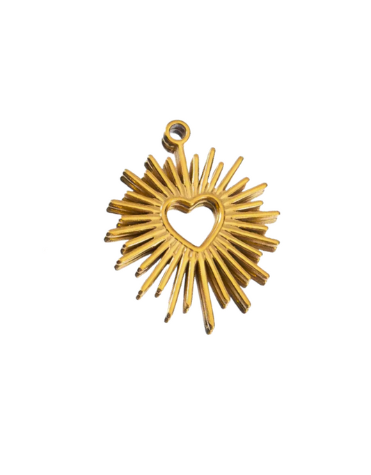 Heart Charm Gold