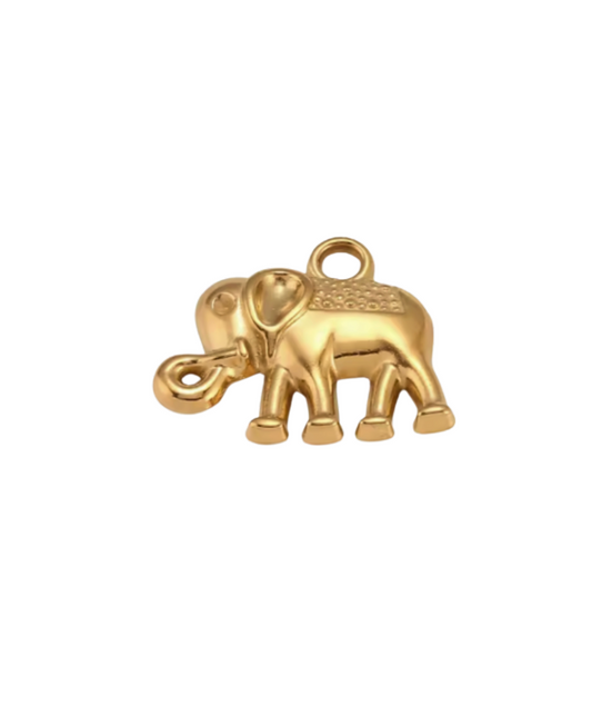 Elephant Charm Gold