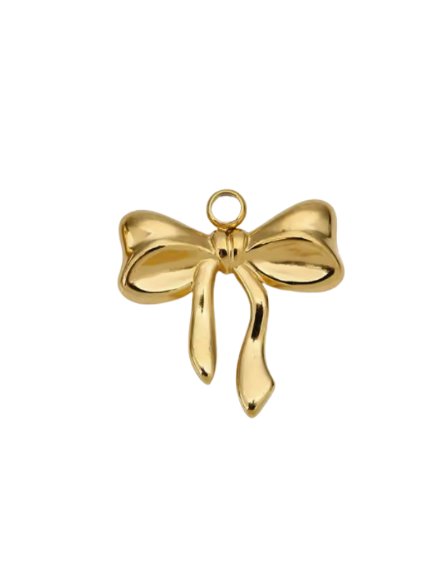Bow Charm Gold
