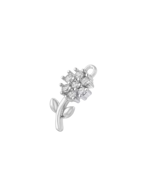 Diamante Daisy Silver