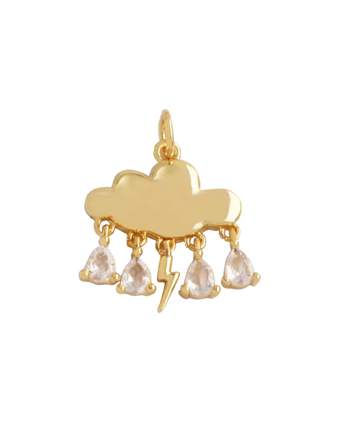 Diamante Lightening Cloud Gold