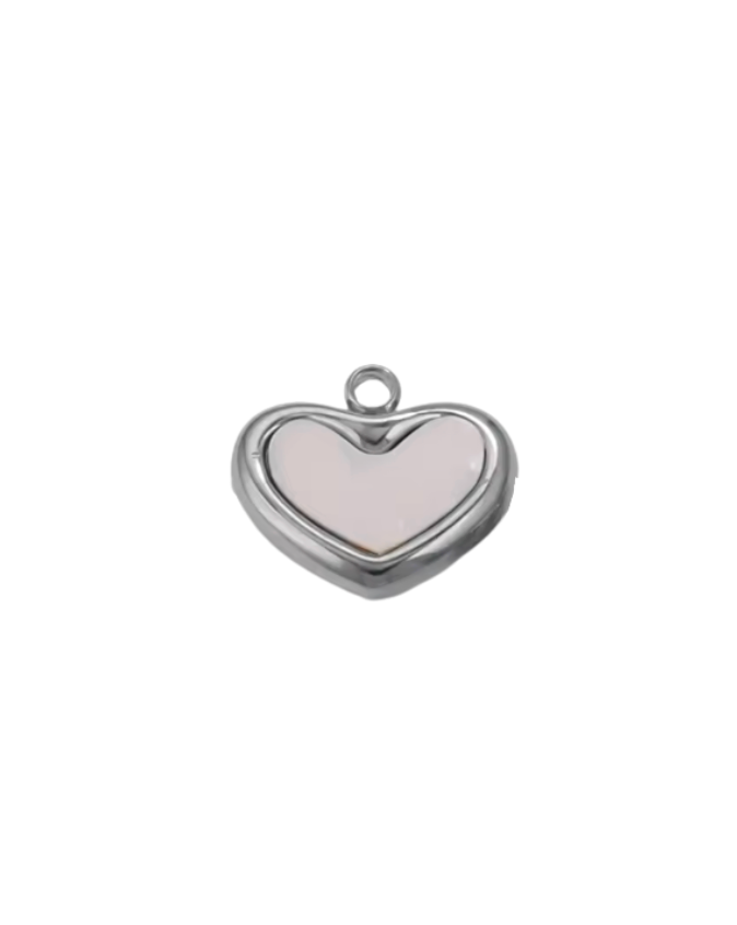 Heart Charm Silver