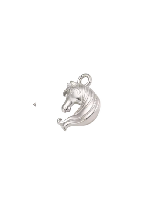 Horse Charm Silver