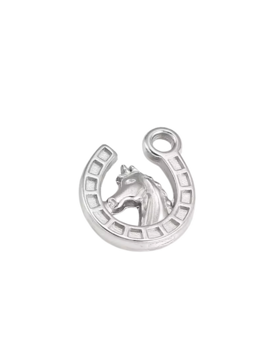 Horse Shoe Charm Silver