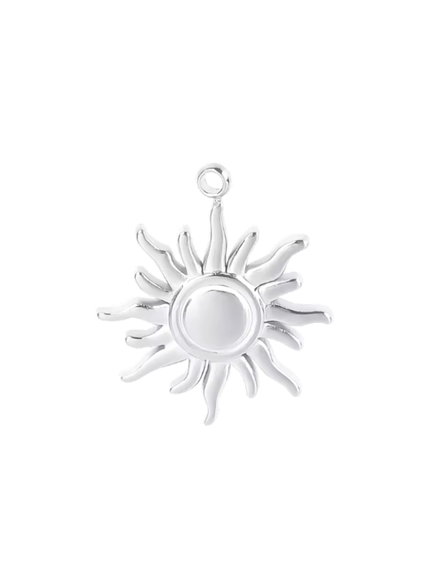 Sun Charm Silver