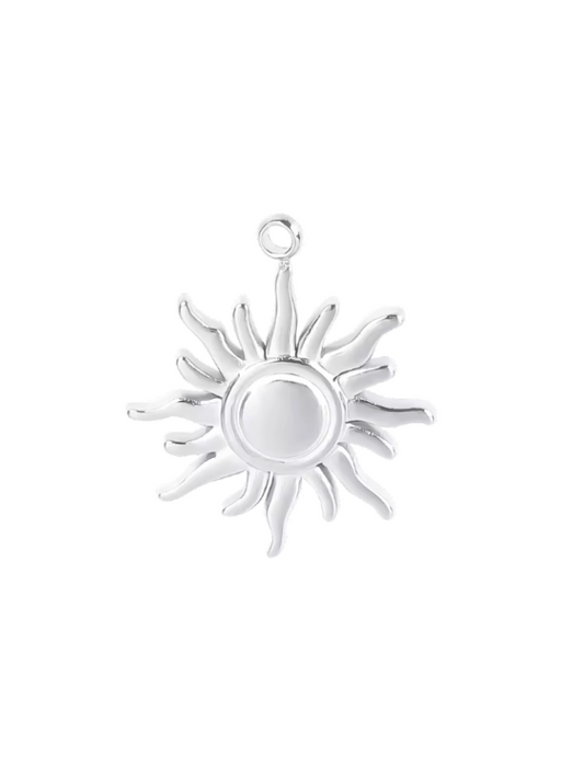 Sun Charm Silver