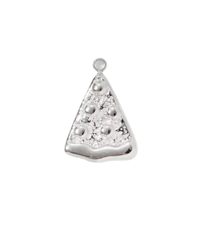 Pizza Charm Silver
