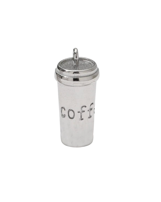 Coffee Charm Silver