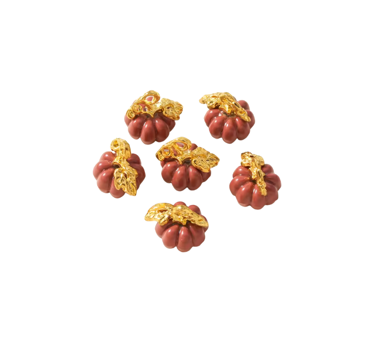 Brown Pumpkin Charm