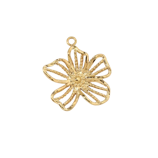 Flower Charm Gold