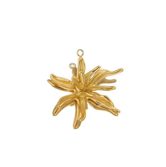 Flower Charm Gold
