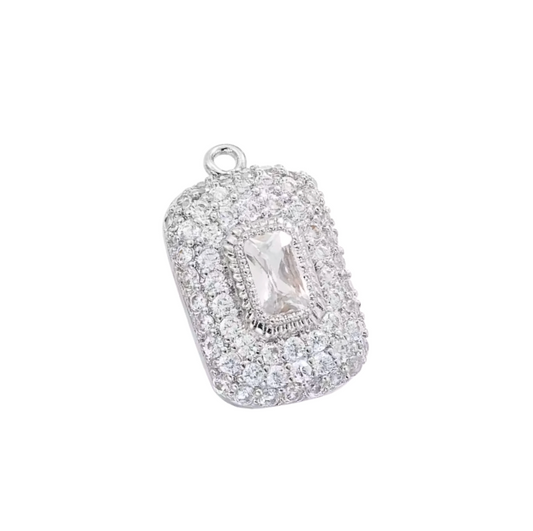 Silver Diamante Pendant