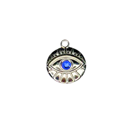 Evil Eye Silver & Blue