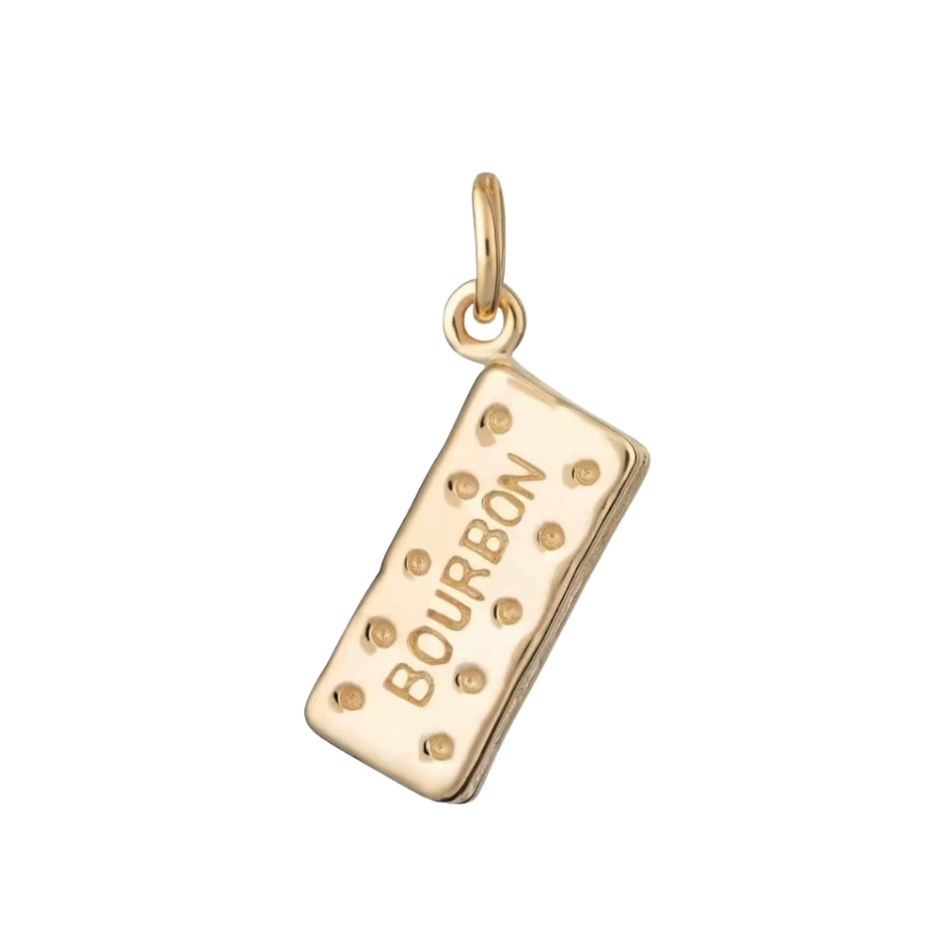 Bourbon Biscuit Charm Gold