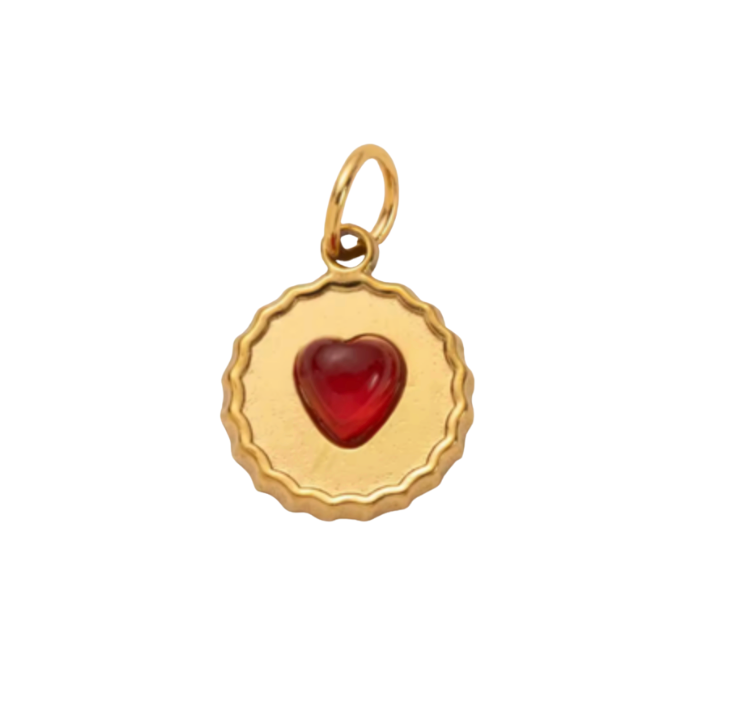 Jammy Dodger Charm Gold
