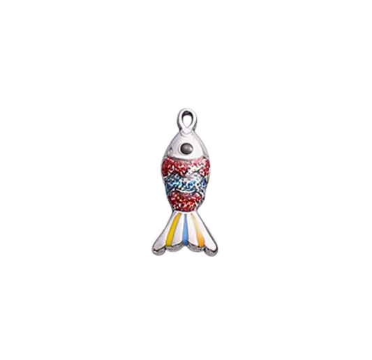 Fish Charm Silver