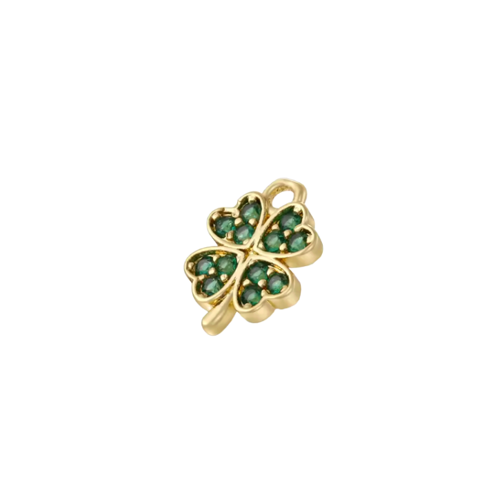 Four Leaf Clover Gold & Green