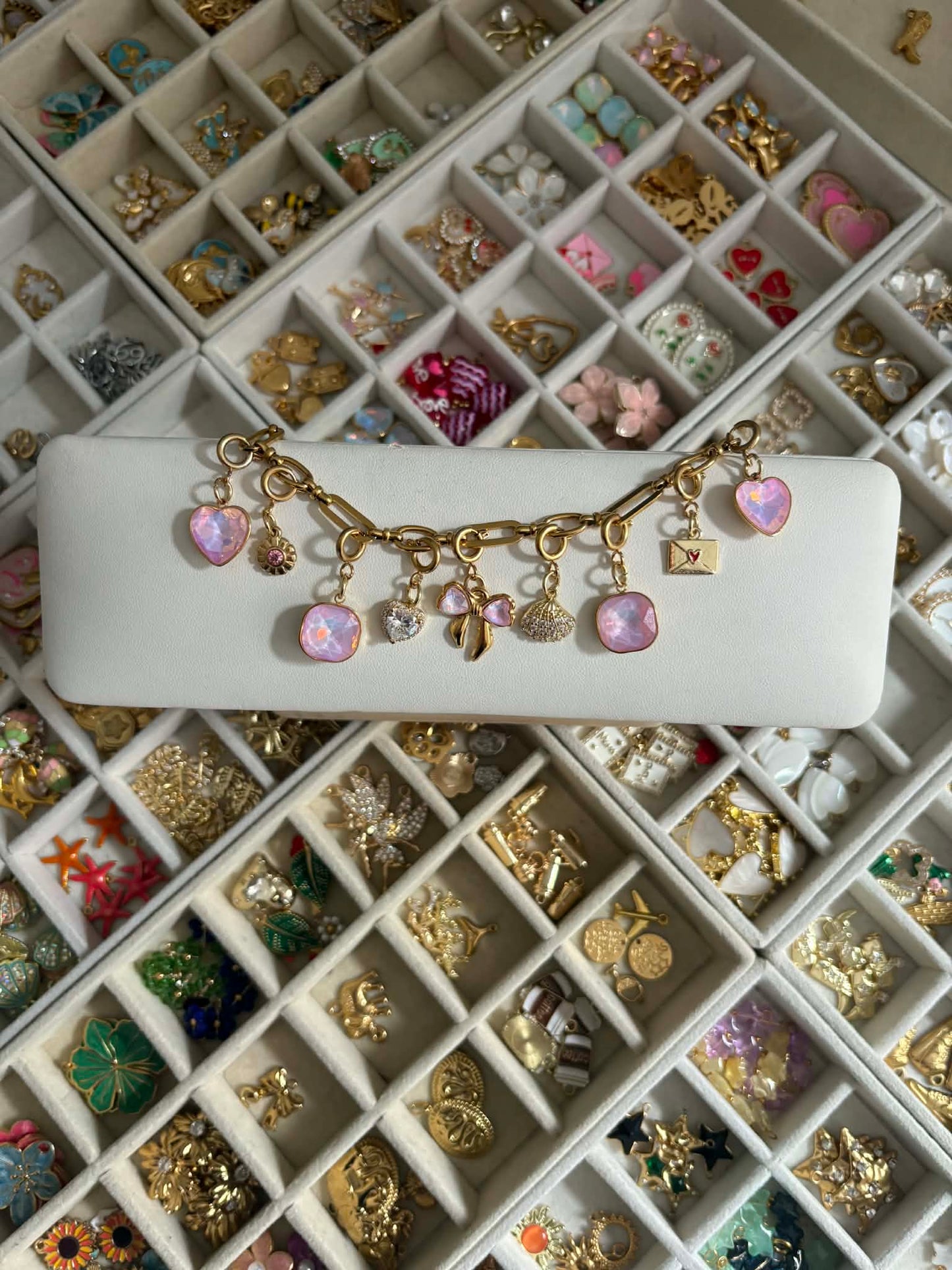 Coco Luna - Blush & Bloom Charm Bracelet