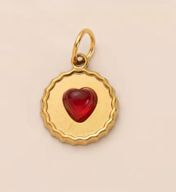 Jammy Dodger Charm Gold