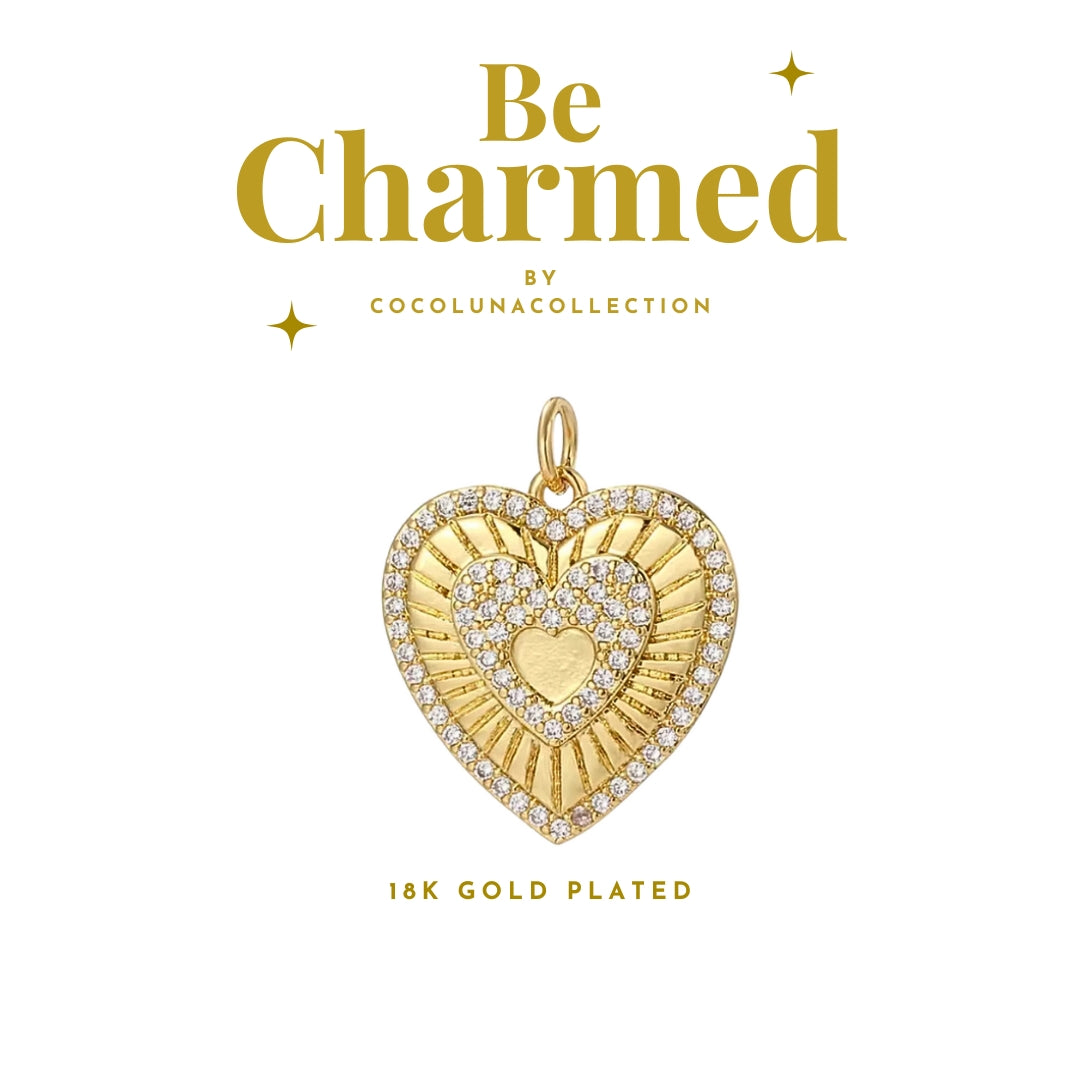 Double Gold Heart | Charms